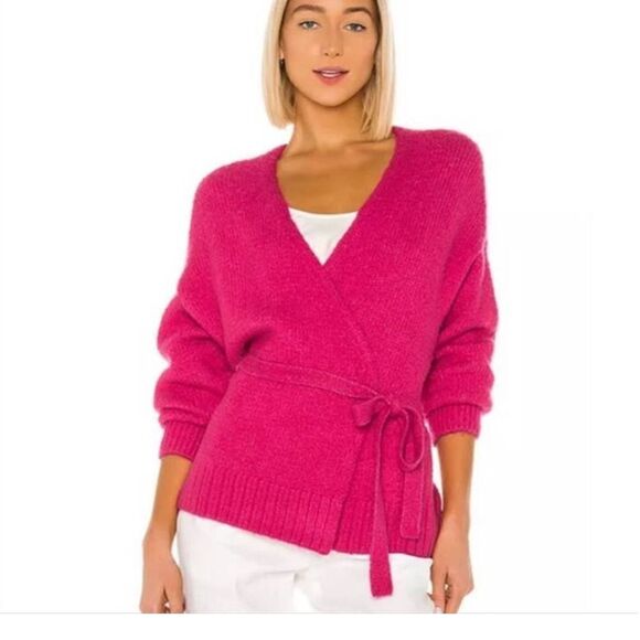 NWT 1.STATE Belted Cardigan Rapture Pink Size Small - Picture 4 of 12